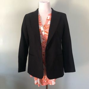 Vintage Pendleton Women’s Virgin Wool Black Blazer size 4 Petite EUC